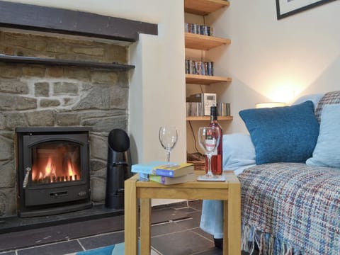 Welcoming living room with wood burner | Isallt, Nantlle, near Beddgelert