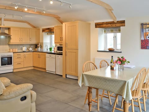 Kitchen and dining area | Tresidder Barn, Constantine, near Falmouth