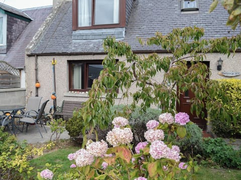 Well planted colourful garden | Seashell Cottage, Fishertown, Nairn