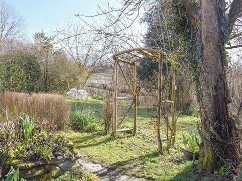Delightful garden | Tynlone Villa, Swyddffynnon, near Devils Bridge