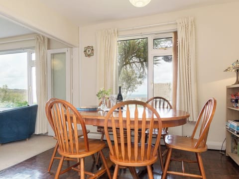 Charming dining area with sea views | Gorwel Glas, Fishguard, Dyfed