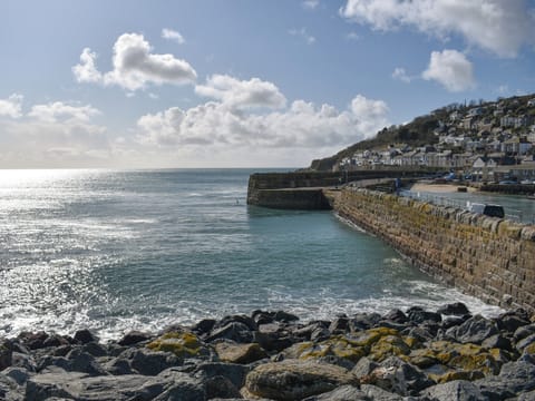 Looking out to sea from Mousehole harbour
