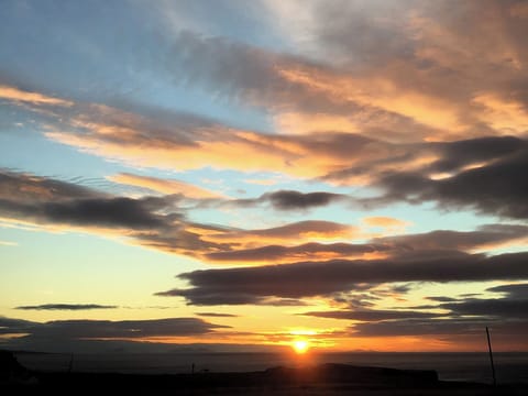 Stunning sunsets can be observed from the property | Beith, Hungladder, near Uig
