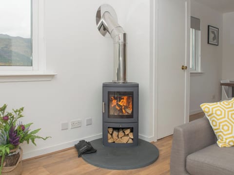 Warming wood burner | Rosdail, Inverinate, near Kyle