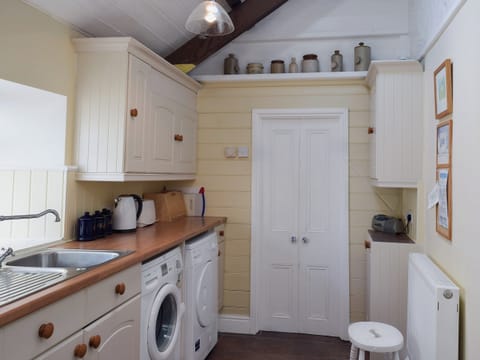 Galley style kitchen | Preswylfa, Trefin, near St Davids