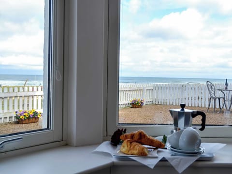 Fantastic sea views from the double bedroom | Seascape, Inverboyndie, near Banff