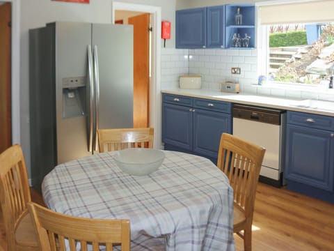 Informal dining area within kitchen | Devana Croft, Tarbert