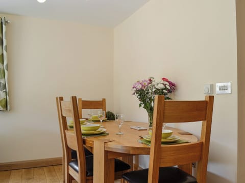 Dining area | River Cottage - Mill Farm Holiday Cottages, Heyope, near Knighton
