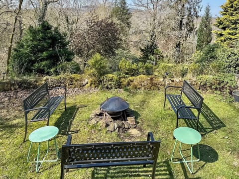 Firepit area with outdoor furniture | Tower View, Beech Hill, near Bowness-on-Windermere