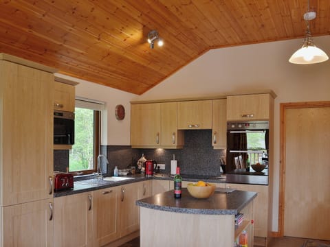 The stylish kitchen area | Rowanburn Lodge, Greystoke, near Penrith