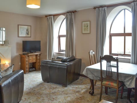 Convenient dining area within living and dining room | The Old Chapel, Baldersdale, near Barnard Castle