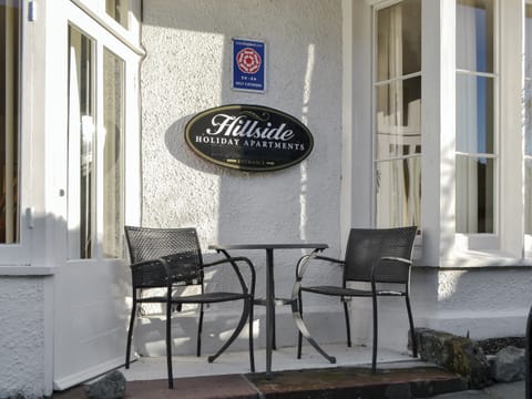 Quaint sitting out area | Catbells, Blencathra, Skiddaw - Hillside Apartments, Keswick