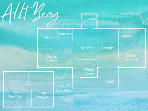 Floor plan | Allt Beag (Little Streams), Achintraid, near Lochcarron
