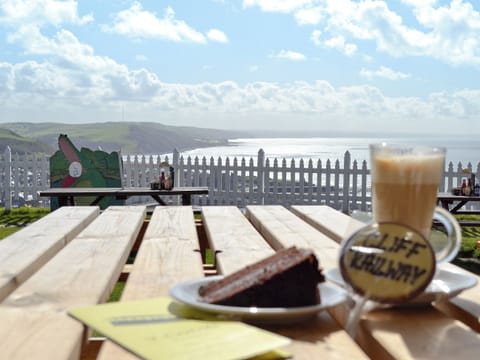 View from top of Cliff Railway | Cliff Railway Apartment, Aberystwyth