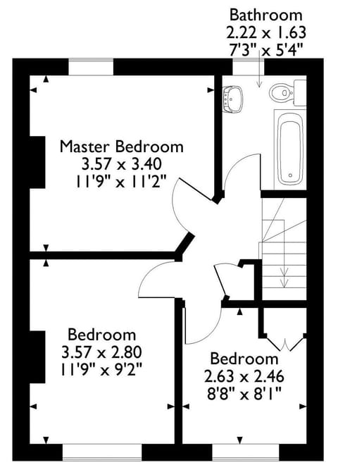 Floor plan | Valentine Cottage, Keswick