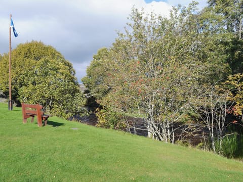 Nethy Bridge, village centre and River Spey | Highland, Scotland