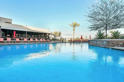 Enjoy full access to the Resort Restaurant, Bar, & Heated Pool just 100 yards away from villa. Plus, unwind in your private hot tub with an exotic fireplace for breathtaking Arizona Mountain sunsets at our ScottsdaleResortVillas - ScottsdaleGolfVilla