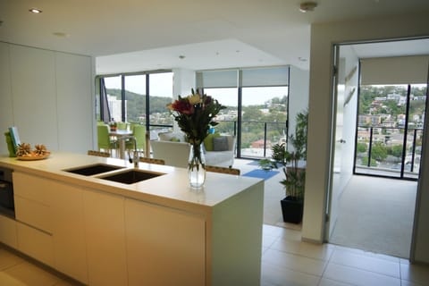 2 Bed Ocean View | Private kitchen | Fridge, microwave, stovetop, dishwasher