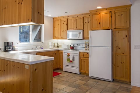 Fully stocked kitchen