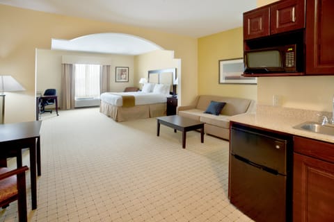 Suite, 1 King Bed | In-room safe, desk, iron/ironing board, free cribs/infant beds