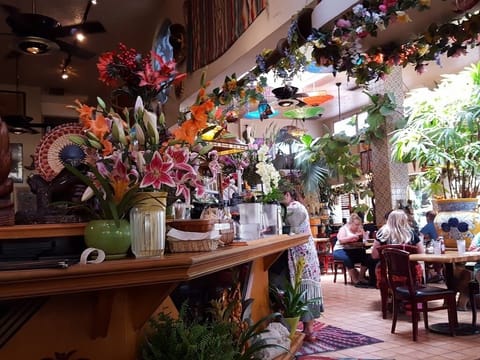 Great place for a delicious brunch in the garden patio!