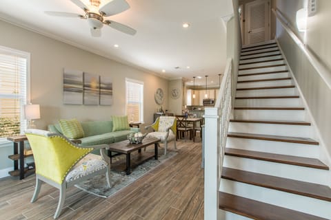 Stairs to the upper level