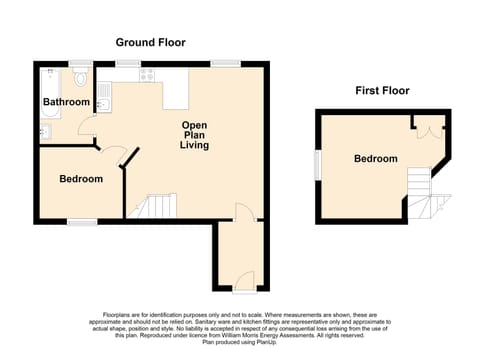 Bwthyn Dwynwen floorplan