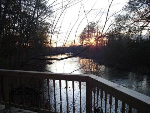 Sunset off deck