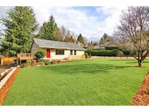 Off street parking for vehicles. Looks cozy but hides 2,200' living space