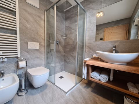 Standard Double or Twin Room, Non Smoking | Bathroom | Shower, hair dryer, bidet, towels