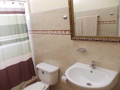 Standard Triple Room, Multiple Beds, Non Smoking | Bathroom | Shower, rainfall showerhead, free toiletries, towels