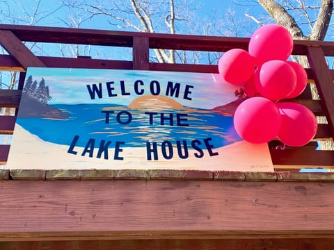 Welcome!  Welcome!  Painted together by Allan and I!