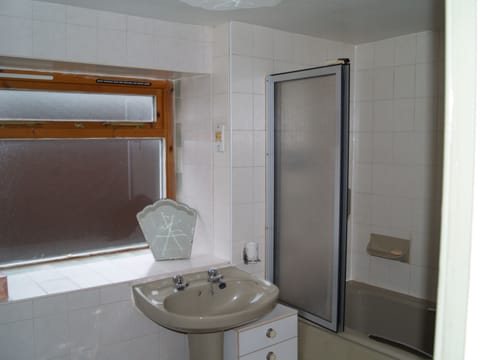 One of the bathrooms