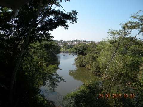The view of San Ignacio from our covered patio.