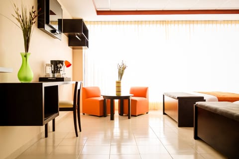 Junior Suite, 2 Double Beds | Premium bedding, down comforters, desk, soundproofing