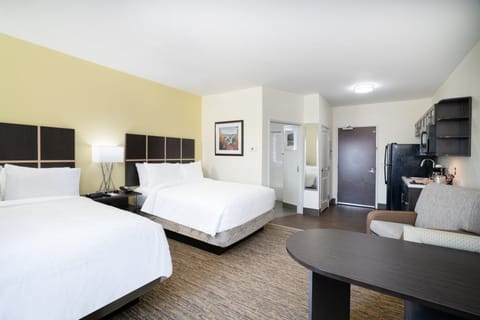 Studio Suite, 2 Queen Beds | In-room safe, individually decorated, individually furnished, desk