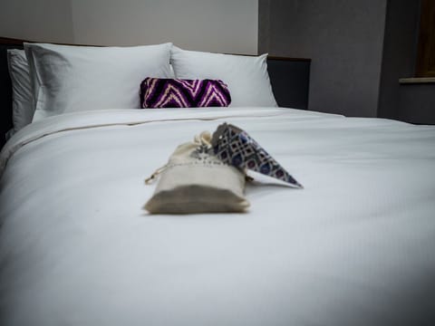 Standard Double Room (The Purple Room) | In-room safe, soundproofing, iron/ironing board, rollaway beds