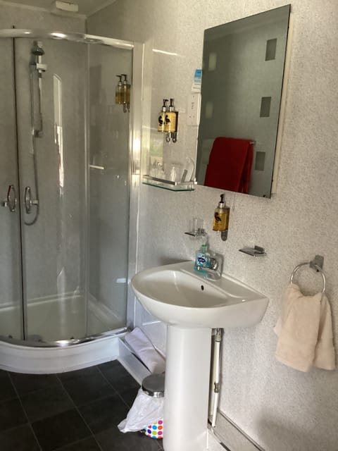 Comfort Double Room | Bathroom | Shower, free toiletries, hair dryer, towels