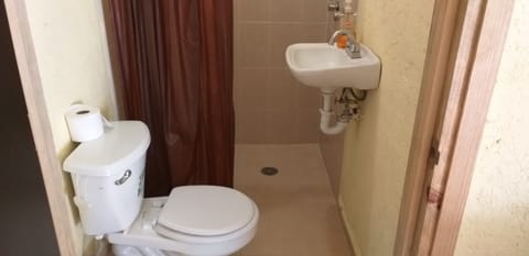 Basic Double Room, 1 Queen Bed, Accessible, Hill View | Bathroom | Shower, free toiletries, towels