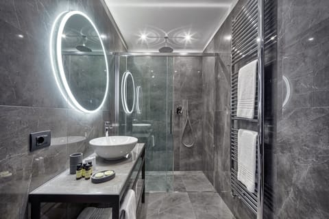 Free toiletries, hair dryer, bidet, towels