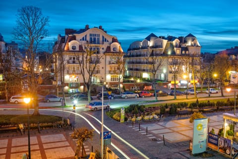 Front of property - evening/night