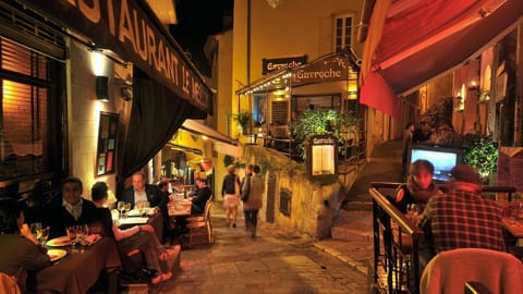 Le Suquet, Cannes is just yards from the apartment.