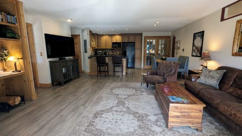 BC West Condo A-2 living room & kitchen