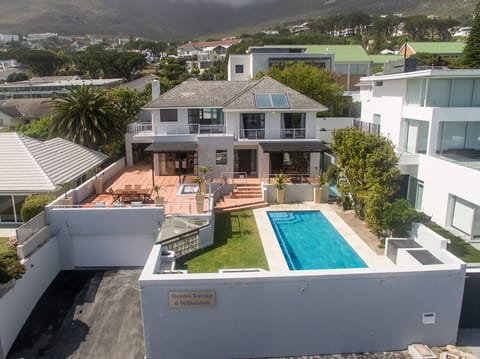 Redesigned in 2017; new heated pool, paving, pergolas, and extra security