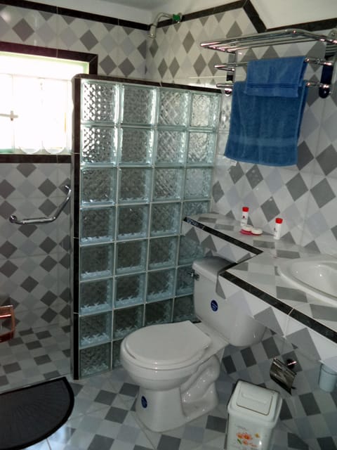 Standard Triple Room, Multiple Beds | Bathroom | Shower, towels