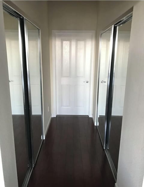 Master bedroom - 2 full closets with sliding door mirrors