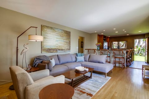 Plenty of space to sit in the living room.