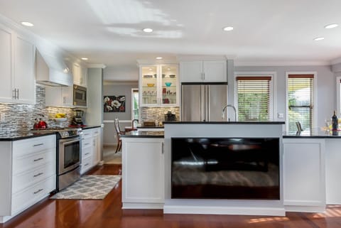 Our 55" smart HDTV comes fully equipped with cable and WIFI. 