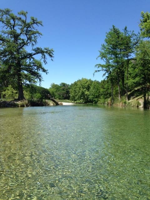 Picture taken in the swimming hole at the base of Howdy's steps- looking right