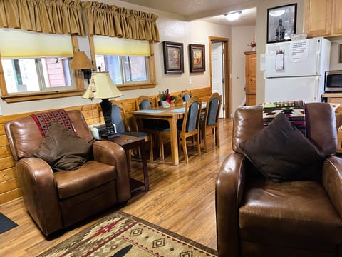 Living Room and Dining Area w/hallway to Second Bedroom and Bathroom